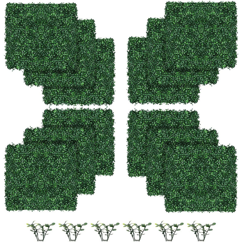 10" Artificial Boxwood Grass