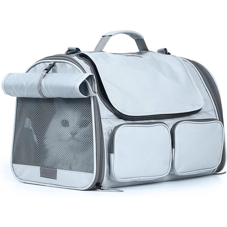 Tucker Murphy Pet Large Cat Backpack Suitable for 2 Cats, Oeko Tex Certified Soft Edged Pet Backpack Suitable for Cats, Small Dogs, Foldable Travel