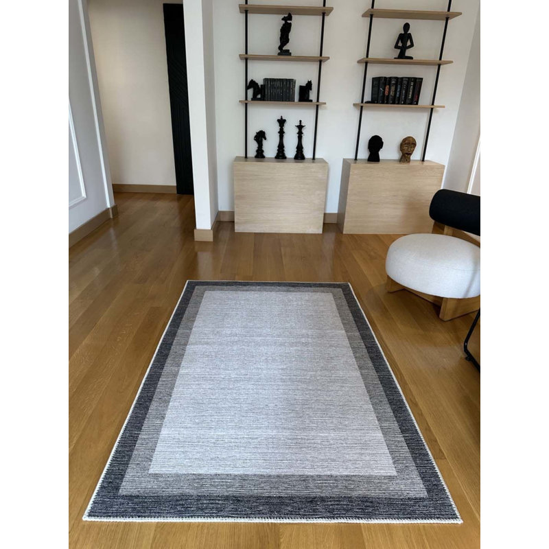Toscana Area Rug with Non-Slip Backing, Rectangle 3'11" x 8'10"