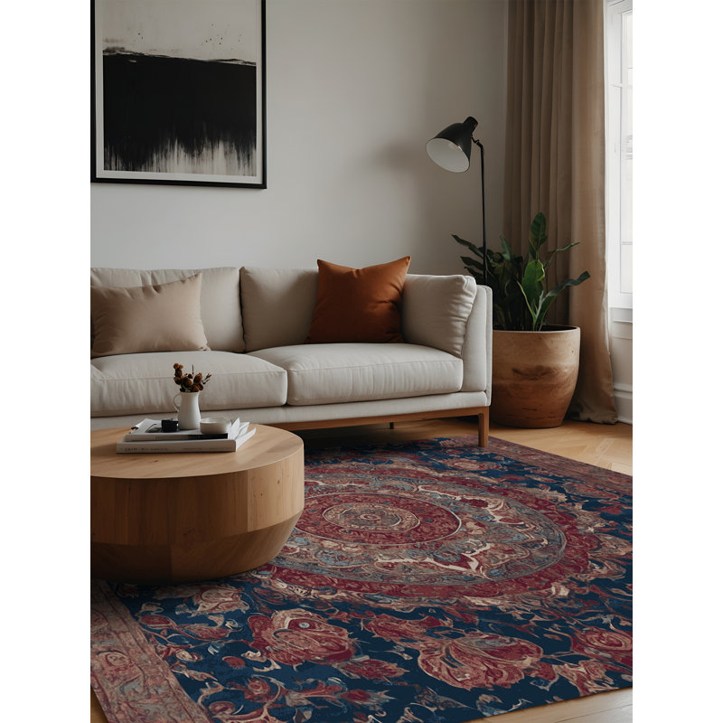 Tapis brun lavable à la machine, Carré 4 pi