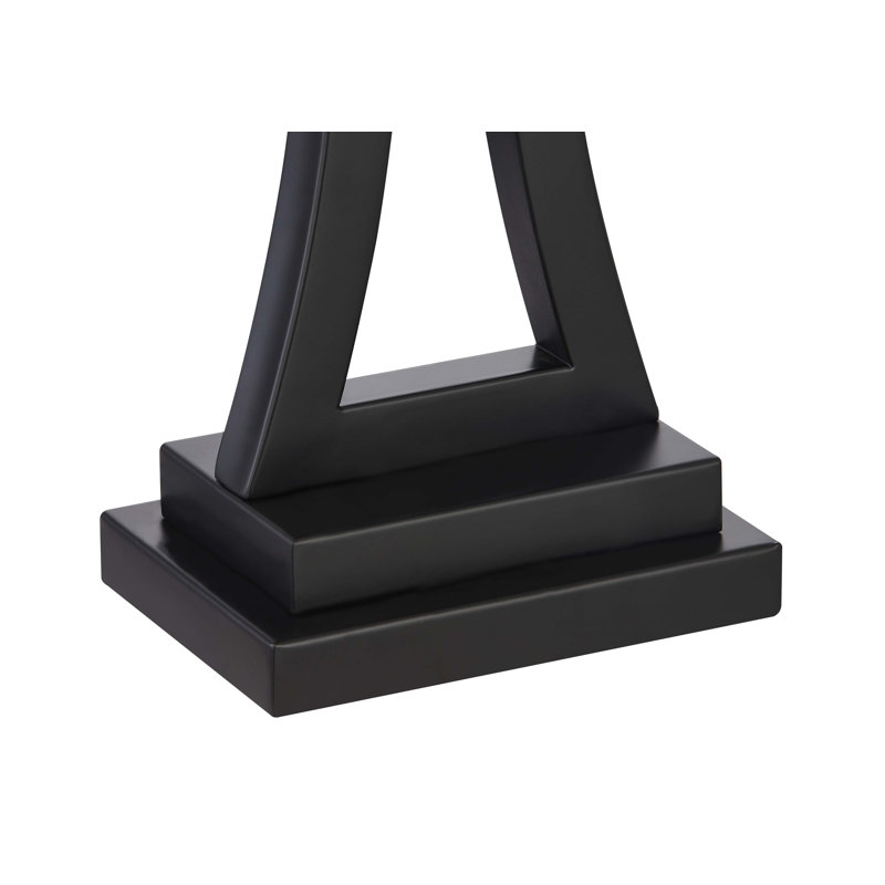 30.75" Table Lamp Set, Black