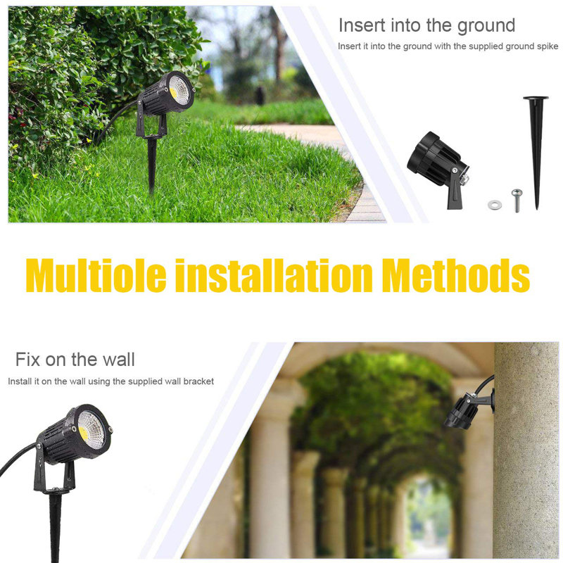 White Plug-In Integrated LED Spot Light Pack