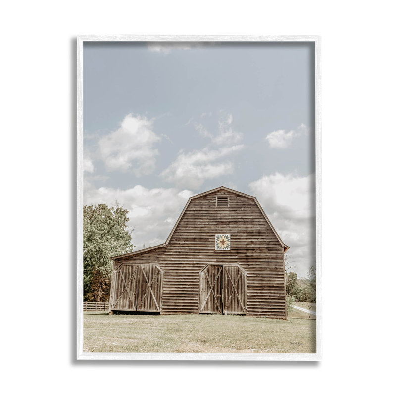 «Peaceful Country Barn Farmland», estampe numérique par Jennifer Rigsby, H 30 po x l 24 po x P 1,5 po