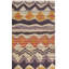 Burrell Geometric Handmade Flatweave Cotton Purple/Orange Area Rug-19819324