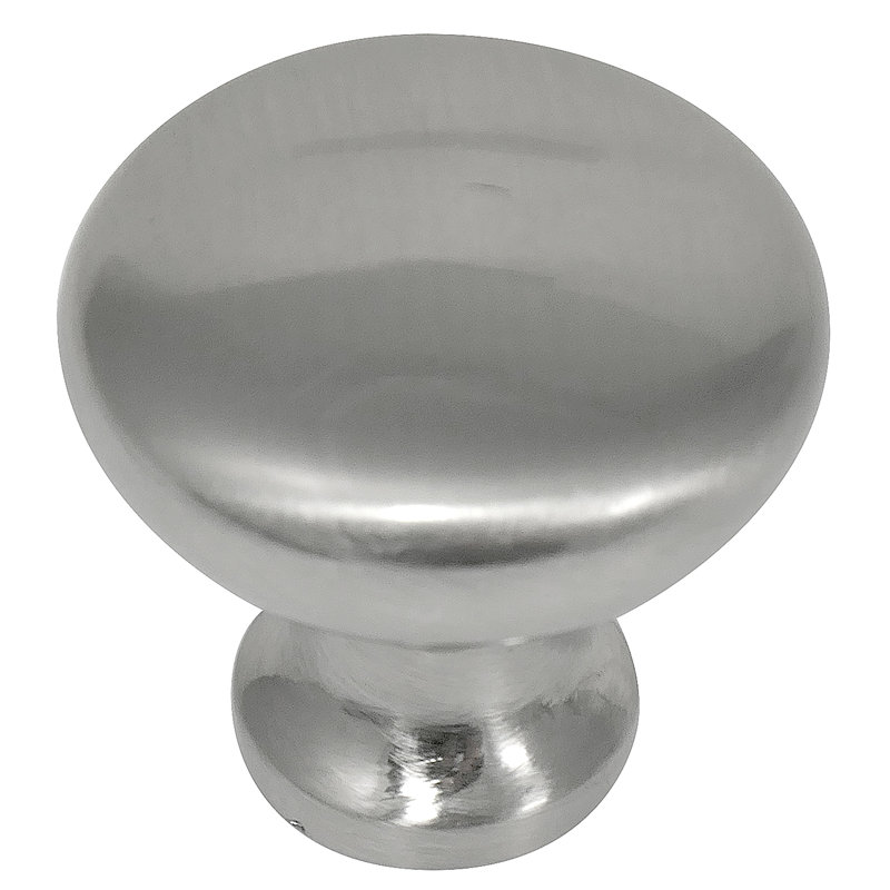 Sutton Place 5/4" Diameter Round Knob, Satin Nickel