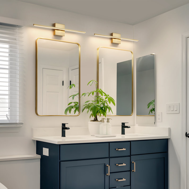 24'' Felecie Dimmable LED Bath Bar, Gold