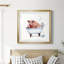«Farm Tub Pig» - peinture encadrée-1026392860-1026392862
