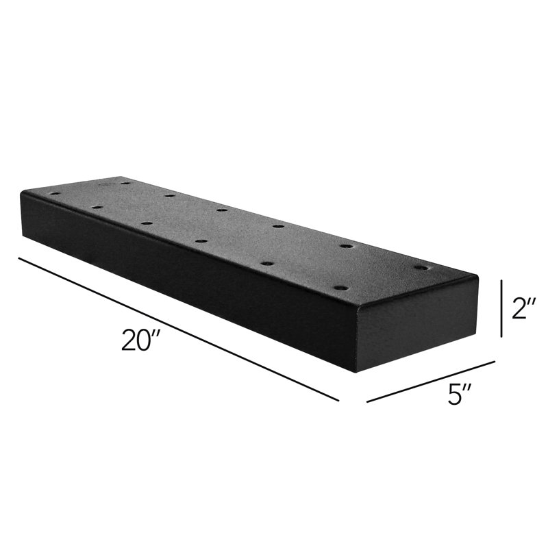 Barre d'écartement à 2 voies Mail Boss, Noir