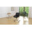 Home Office Chair - Upholstered Faux Leather Back Desk Chair, Ergonomic Executive Chair with Lumbar Support-525303738