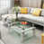 Plateau transparent / base blanche est en rupture de stock