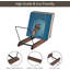 Très grand support de rangement pour disques vinyles avec support en bois et support en métal