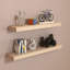 Tablette flottante en bois massif 2 pièces Dodgen-1495436504-1495436506