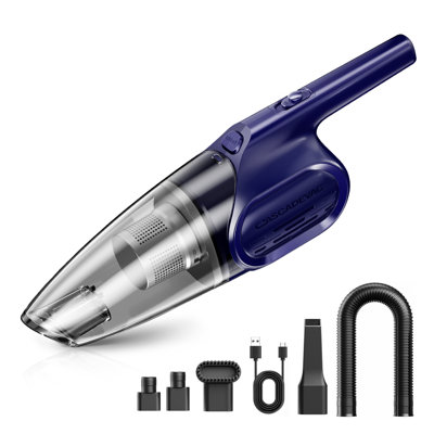 Aspirateur portatif sans fil pour voiture et maison, aspirateur rechargeable au lithium-ion avec suceur plat et brosse, 809