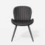 Chaise rembourrée avec pieds en métal-1770611753