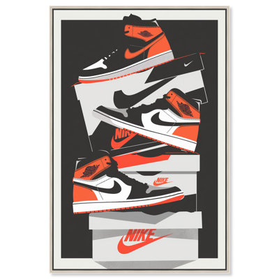 «Big Sneaker Stack Canvas» par Art Remedy