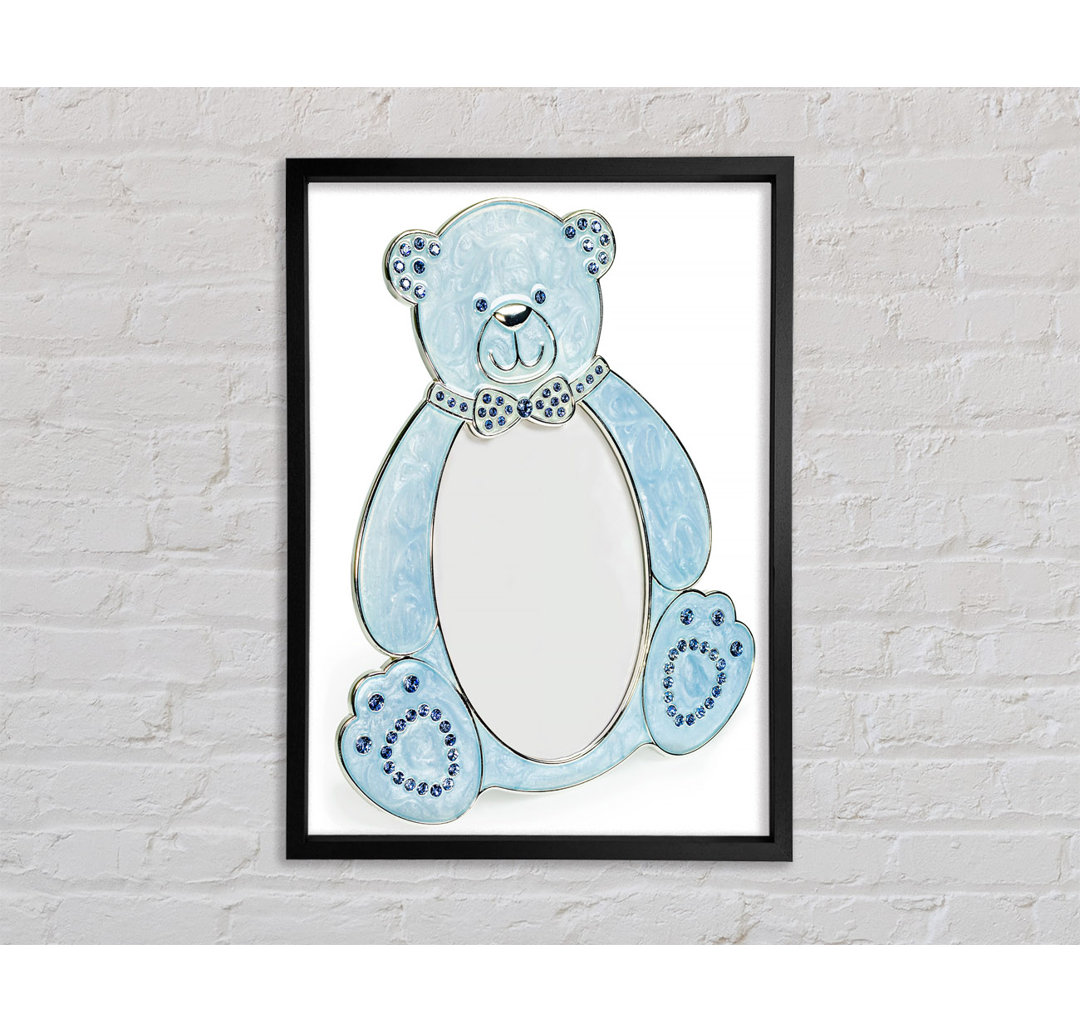 Teady Bear Sparkle - Einzelner Bilderrahmen Kunstdrucke auf Leinwand