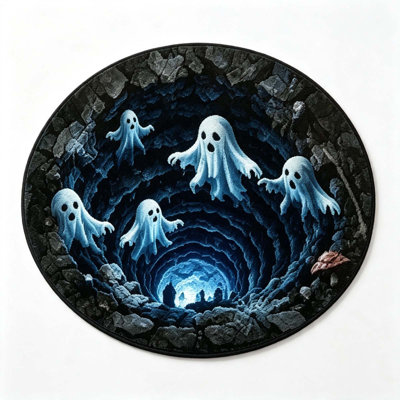 Ghost Decorations Visually Spooky Decorative To Maintain Living Room Mat