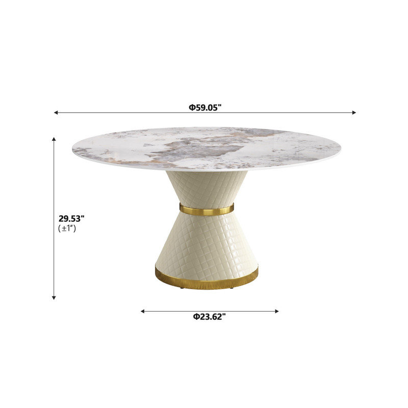 Pied de table de salle à manger (pieds de table seulement)