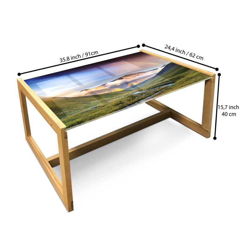 Ionatan Sled Coffee Table, 90cm H x 62cm W x 40cm D
