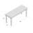 Ivor 40" Two Tone Solid Wood Farmhouse Dining Bench-963120090