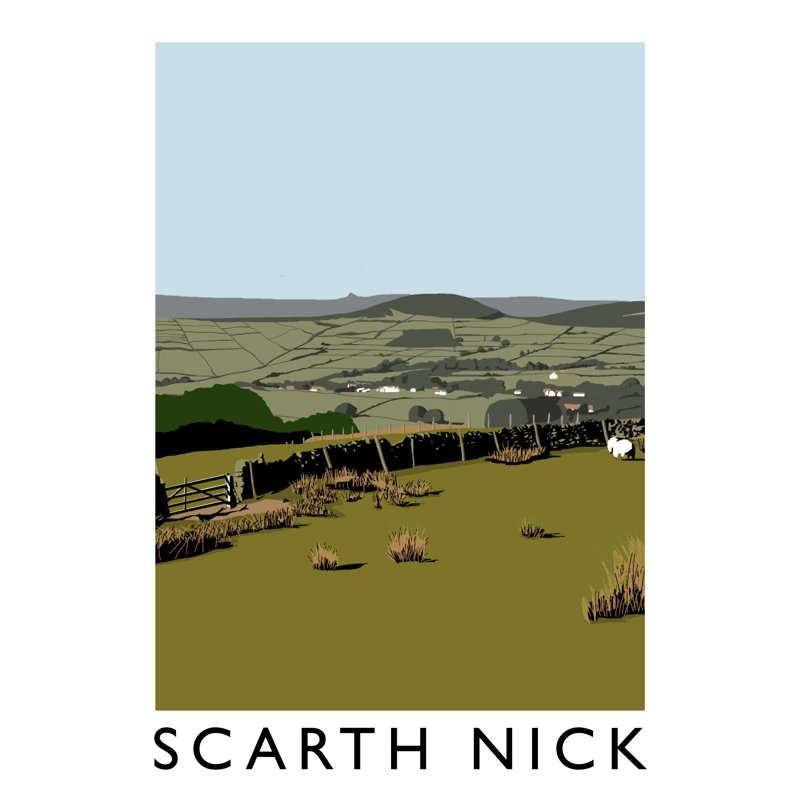 'Scarth Nick 2' by Richard O'Neil - Print, 40 cm H x 30 cm W x 1 cm D, No Frame