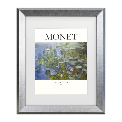 Œuvre encadrée «ologicologica »par Claude Monet