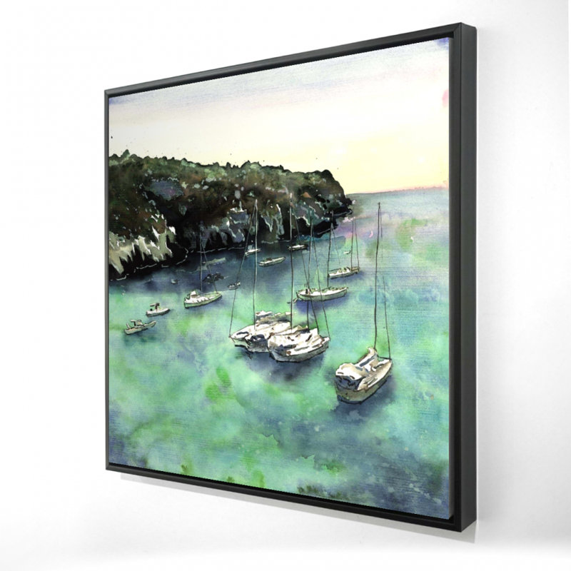 " Boats In Cala Macarella "