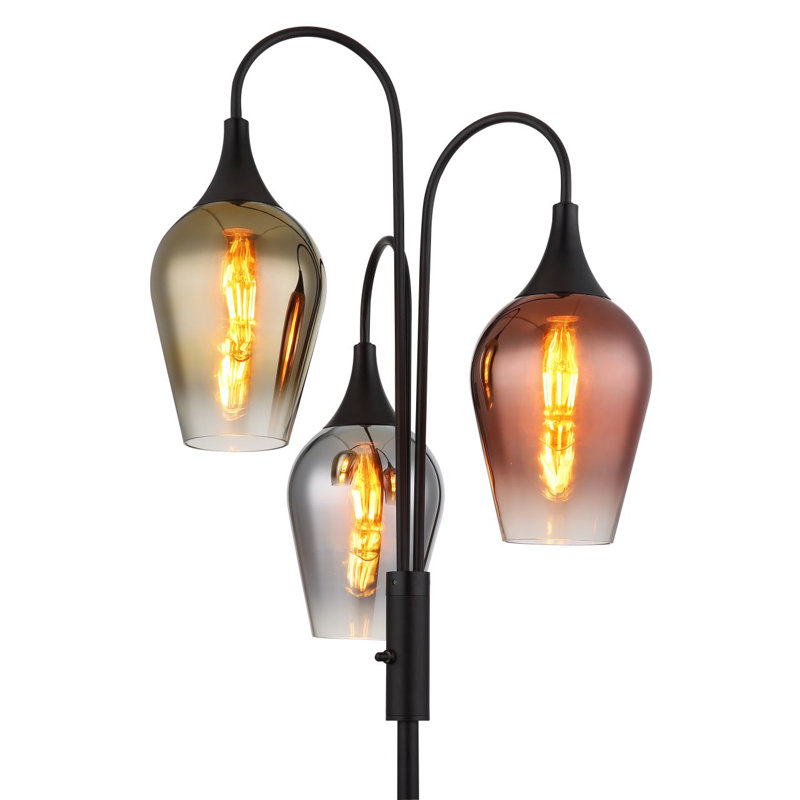 165cm Powder Coated Traditional Floor Lamp
