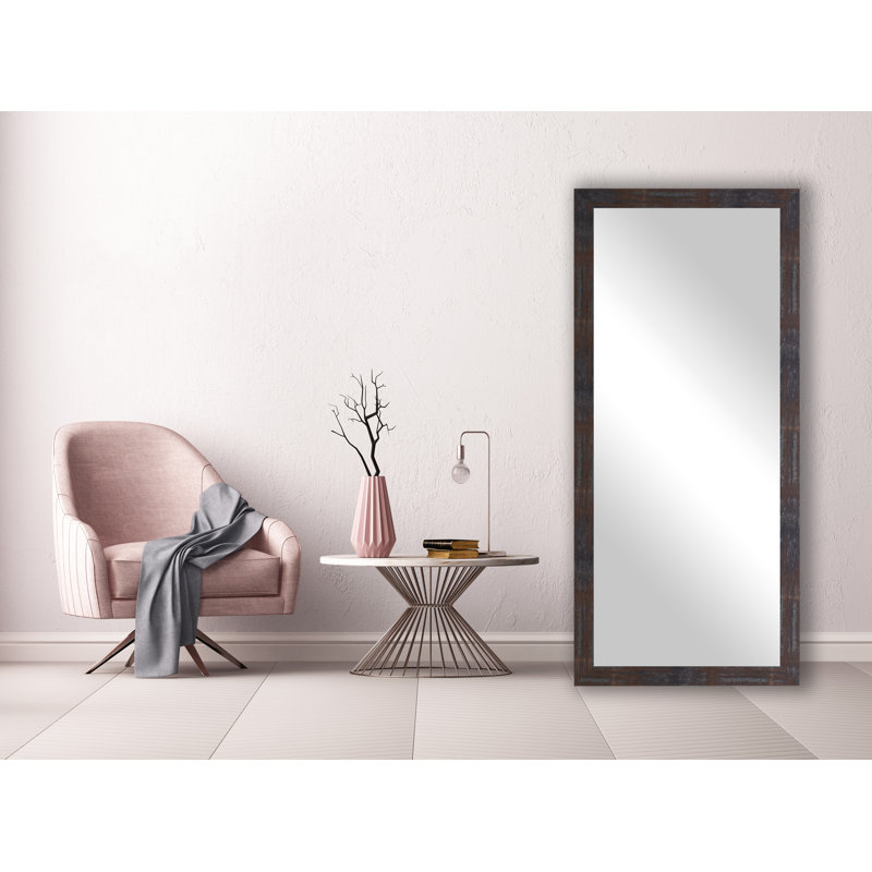Solid Wood Flat Mirror, 71" H x 32" W