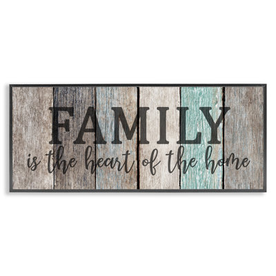«Family is Heart of Home», estampe numérique par Kim Allen