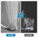 3 Inch Dual Square Shower Head With Handheld Combo, Rain Shower Head, Shower Arm, 59 Inch Shower Hose(Shower Valve not Included)