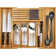 Bamboo Cutlery Drawer Organiser Extendable Flatware Caddy