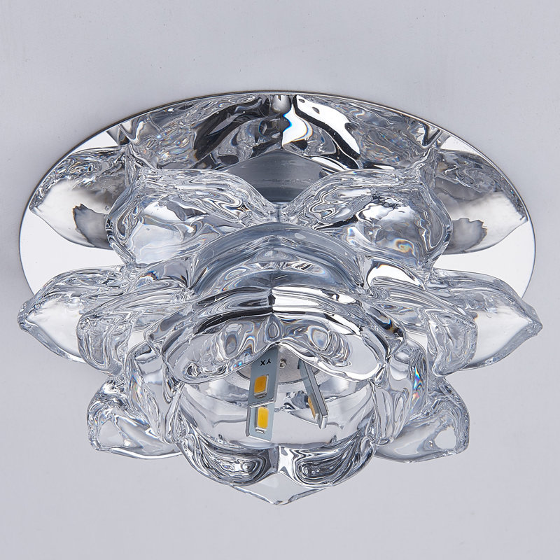 Abul Crystal LED Flush Mount, 3800