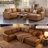 Abramson U-Shaped Faux Leather Sectional Pull-Out Sofa Bed with Storage Chaise