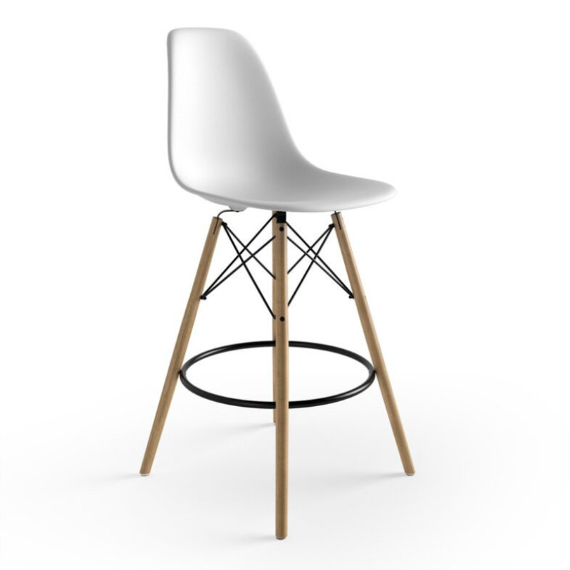 Tabouret de comptoir 27 po, Blanc