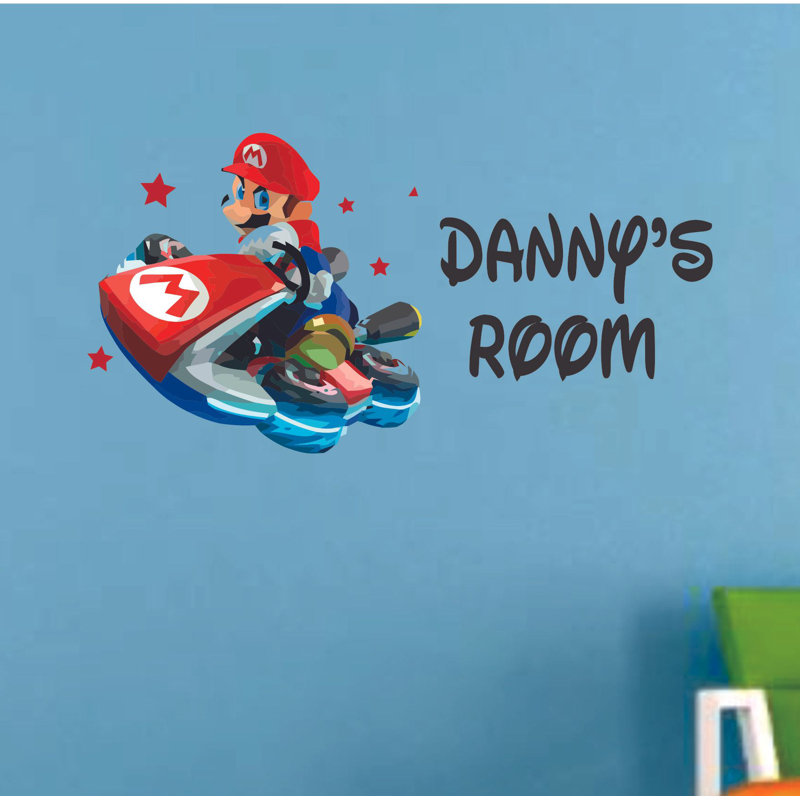 Adhésif décoratif Super Mario, H 14 po x l 18 po, Oui