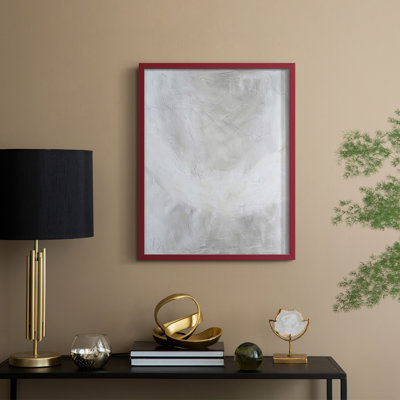 Snowdrift II Framed Print - Solid Wood