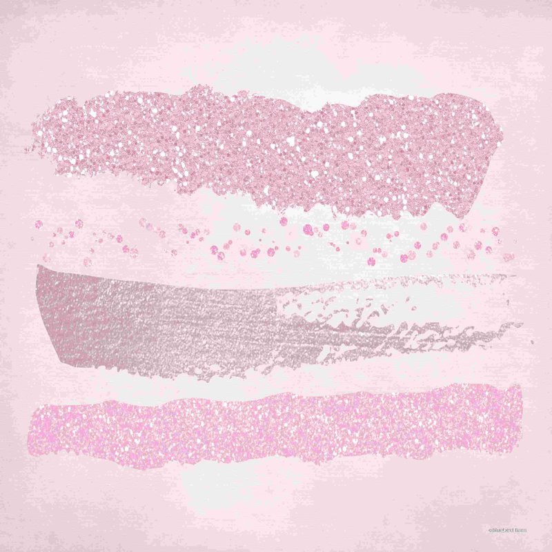 Rose scintillant I, H 36 po x l 36 po
