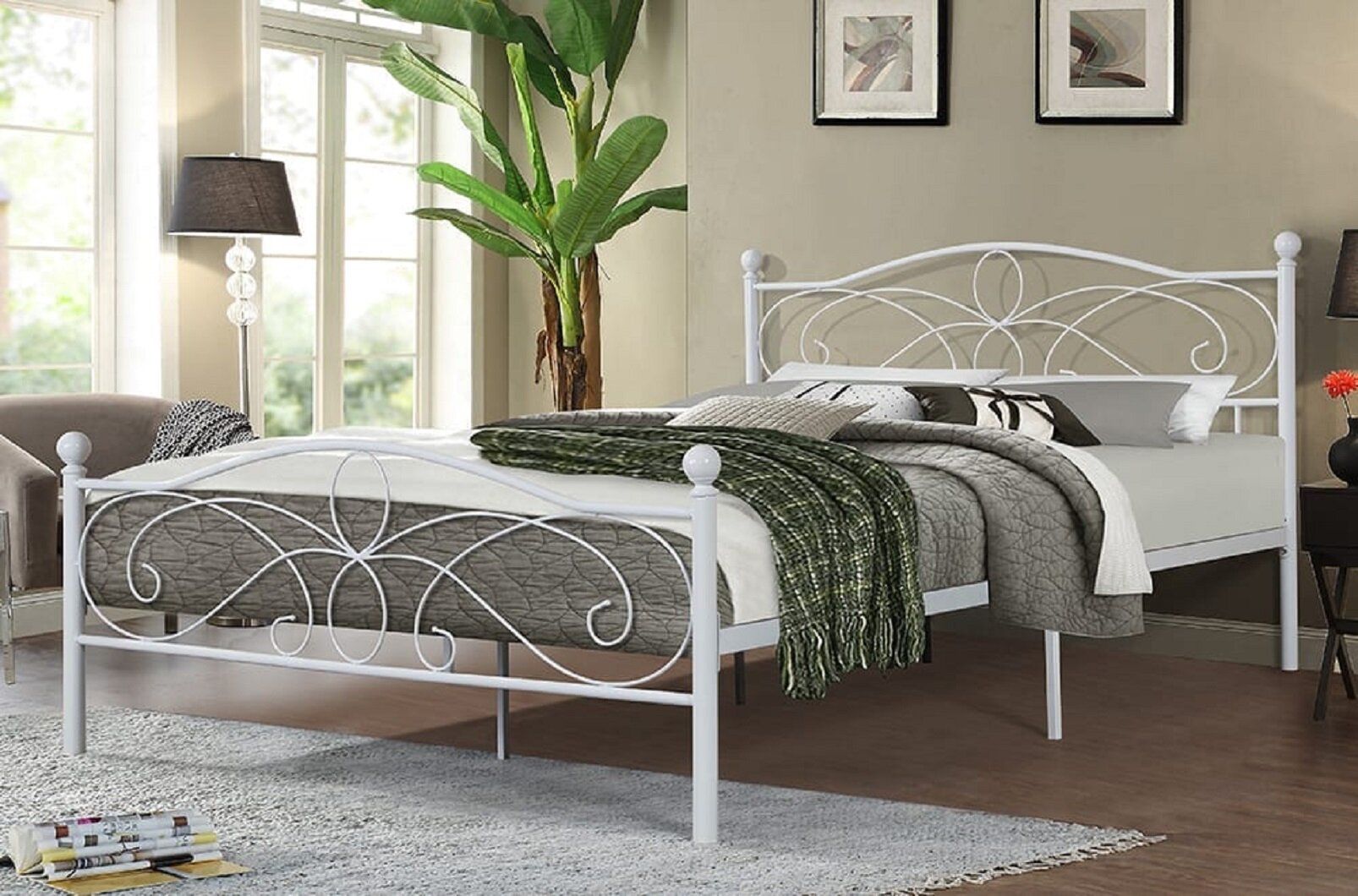 Red Barrel Studio® Metal Open-Frame Bed | Wayfair