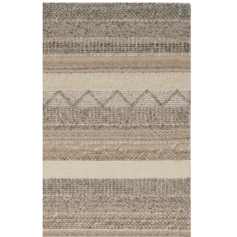 Natura Hand-Tufted Beige Area Rug, Rectangle 8' x 10'