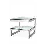 Gamma Glass End Table