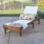 Chaise longue Summer Summer - filet blanc