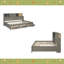 Lit de jour en bois pleine grandeur avec 3 tiroirs de rangement, tablette souple supérieure, tablette et ensemble de prises et ports USB-1479430710