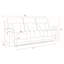 Canapé en microfibre Global United