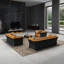 3 Piece Genuine Leather Living Room Set-187626812