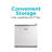 BCFK Series BLACK+DECKER 1.2 Cu. Ft. Compact Upright Freezer, Mini Deep Freeze with Full-Width Wire Shelf