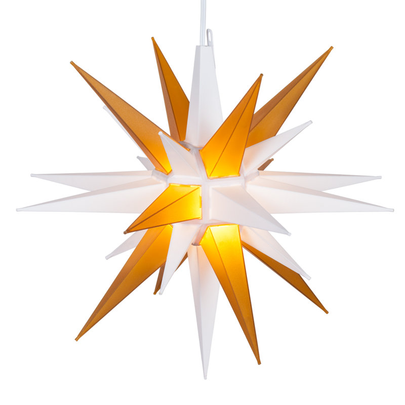 DEL Moravian Star, Blanc / Doré
