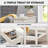 Galnares Narrow Side Table for Small Spaces, Stylish Slim End Table with Flip Top Storage & Open Shelf, Bedside Nightstand for Living Room, Bedroom, Apartment, Compact Sofa Side Table Organizer-576873629