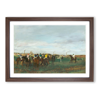 The Horse Races by Edgar Degas - Picture Frame Painting