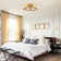 Modern 6-Light Gold Flush Mount Ceiling Fan With Remote Control
